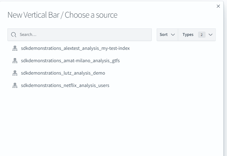 Choose Index Pattern