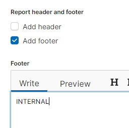 Data Classification of a Opensearch Dashboard Report